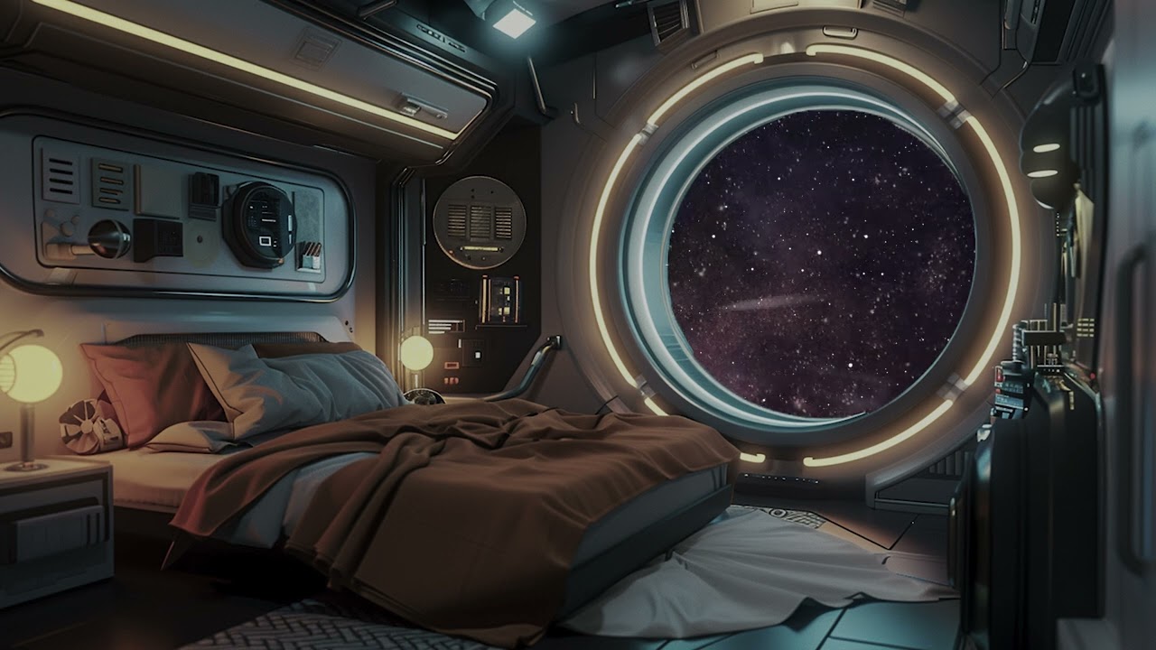 Soothing Space Soundscape - Relaxing Ambient Music for Sleep and Meditation | Peaceful Universe