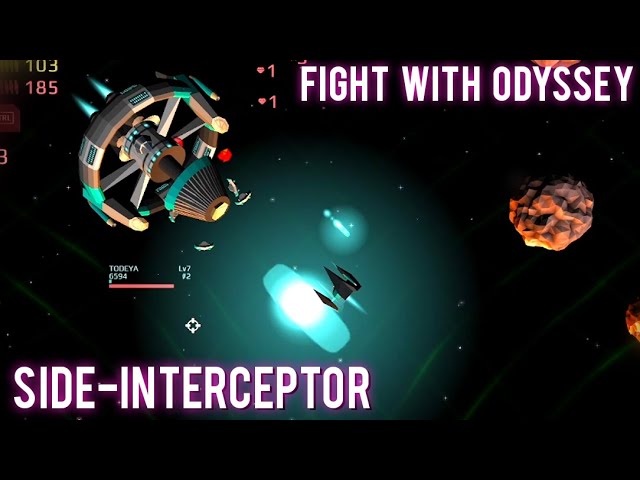 Side fighter & odyssey(blue team)-Starblast.io