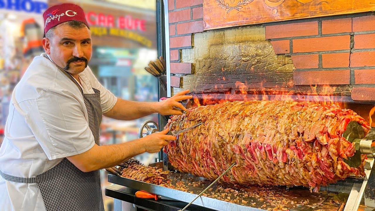 Turkish Street Food! A Doner that is hard to believe how delicious it is!