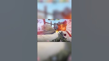 HE SAID HE WAS 1 HP in CS2 #shorts #cs2 #csgo #funny #valorant