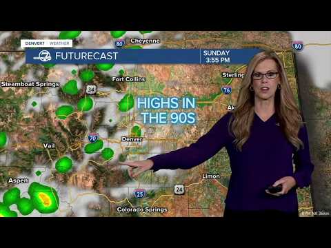 90s return today before cool down next week