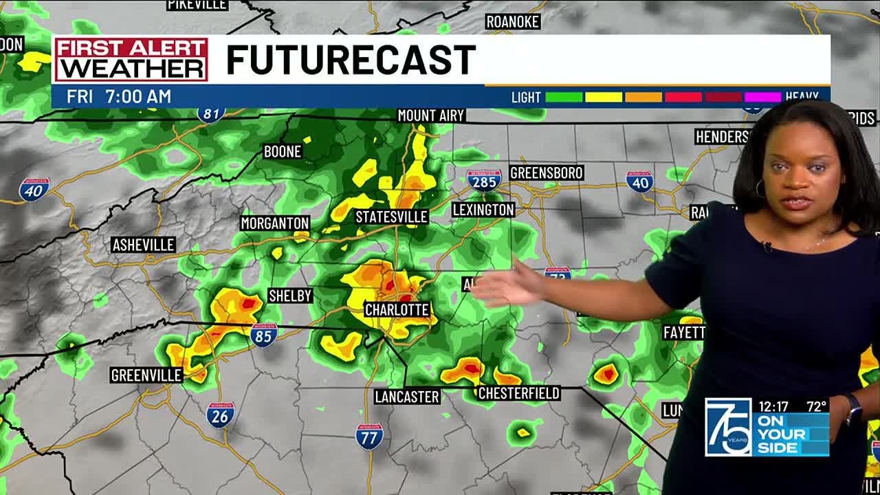 Rounds of rain coming to Charlotte Metro as Francine, warm front move ...