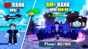 INSANE PROGRESSION! From NOOB to GM+ 800 OC DAMAGE 💪 | Arise Crossover NOOB to PRO Pt. 5 (Roblox)