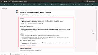 Overview: Analyzing Data with Pervasive Insights in Cloud EPM