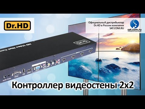 Контроллер видеостены 2x2. Доступное решение, простая настройка