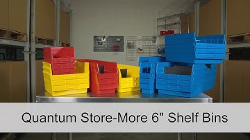 Quantum Storage - Store-More 6" Shelf Bins