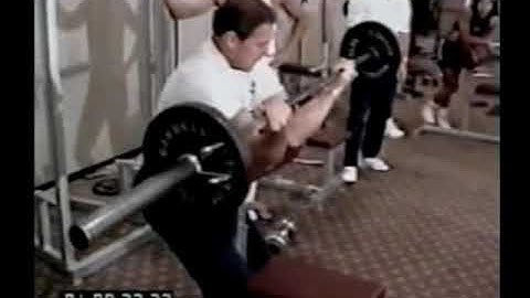 larry scott curl bench