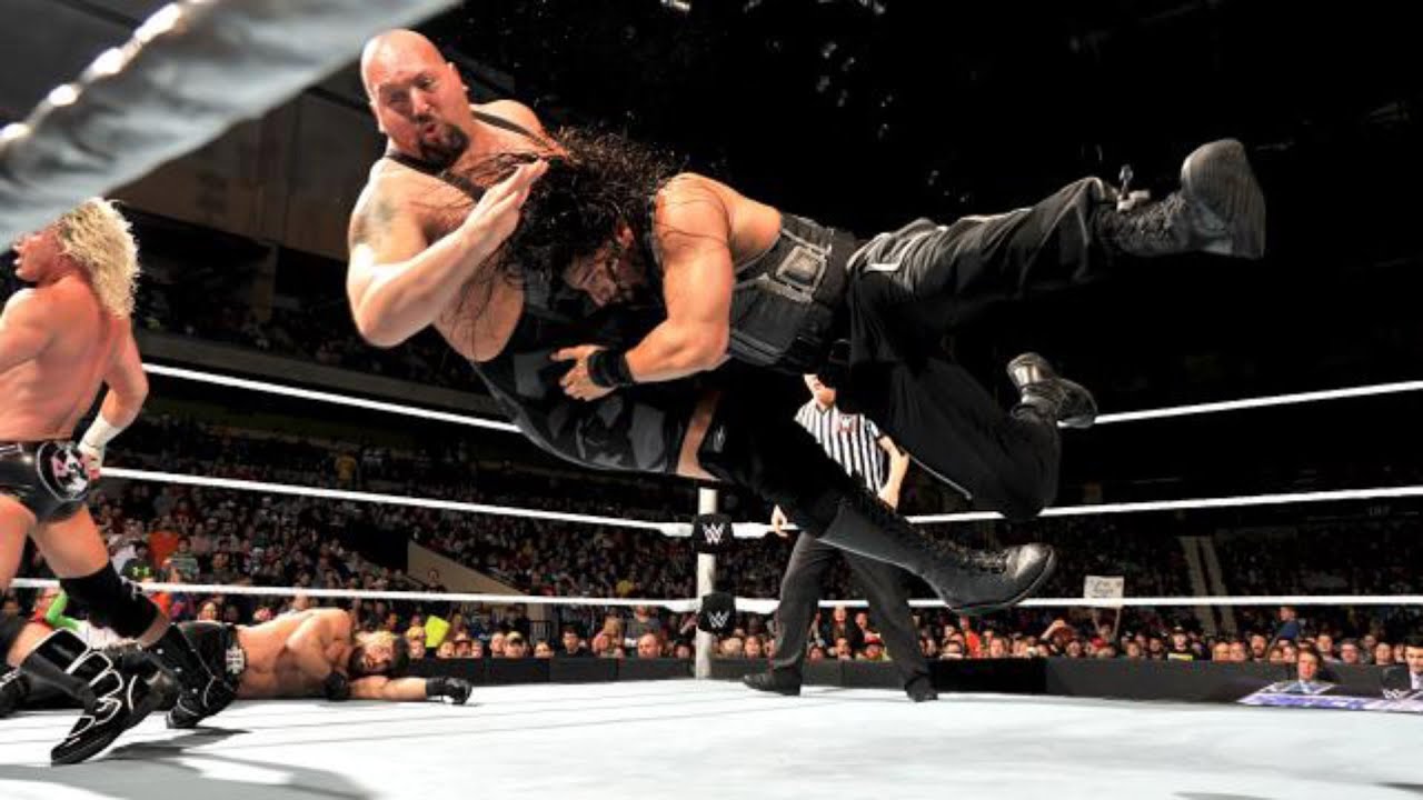 wwe royal rumble 2015 roman reigns vs big show last man standing