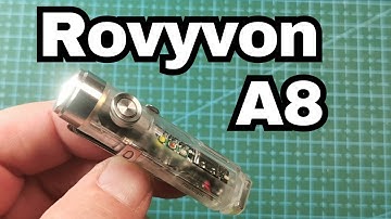 This Tiny Flashlight Is Packed With Surprises! Rovyvon A8