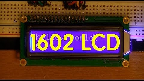How to use a 1602 16X2 LCD display with Arduino, TI Launchpad, and standalone MSP430