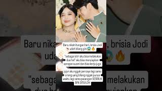 baru nikah hitungan hari brisia Jodi udah bilang begini #beritaviral