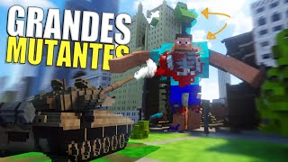 Salvando a cidade dos Mobs mutantes do Minecraft no Teardown com Mods