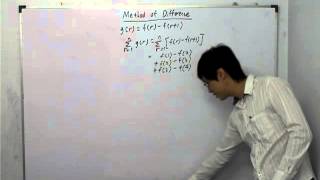 JC H2 Math - Method of Difference