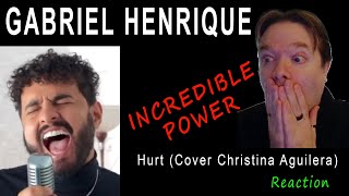 Gabriel Henrique - Hurt (cover of Christina Aguilera's song) - reaction