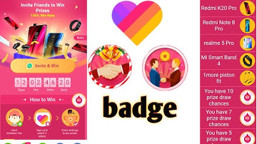 Likee invite friends | likee new badge | Win mobile, mi band...etc | likee new event | likee video