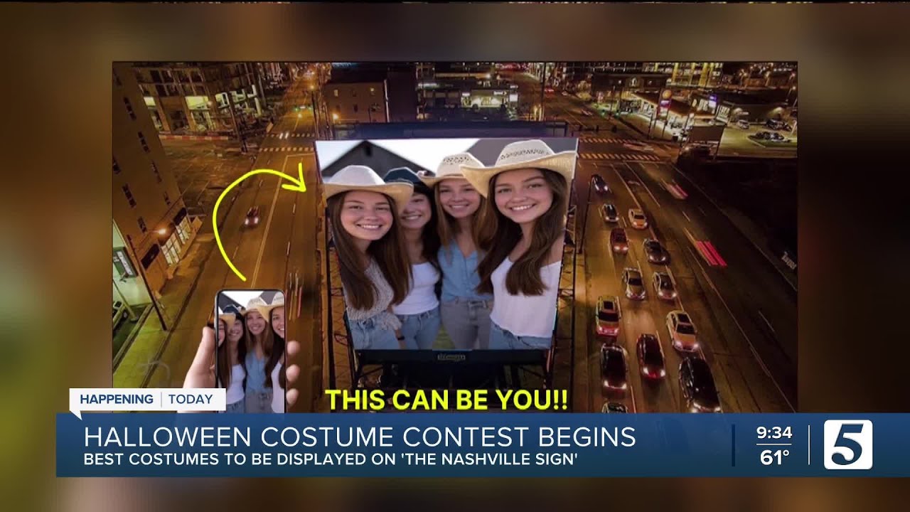 Free Halloween costume contest gives Nashvillians chance to appear on billboard