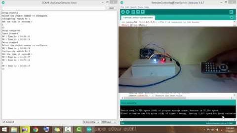 IR Remote Switch with timer function- 2CH (Arduino project)