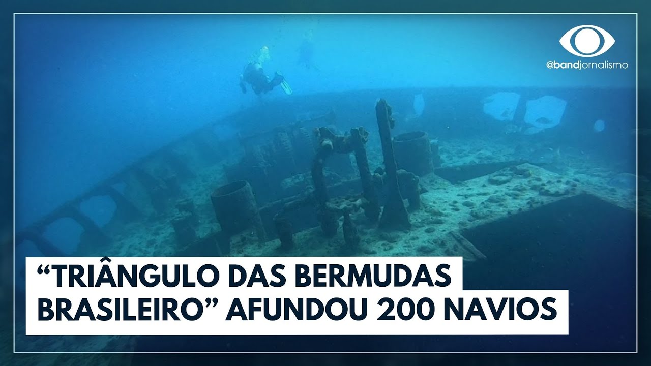 Com 200 navios afundados, Brasil tem o próprio “Triângulo das Bermudas” no Maranhão | BAND EM ALTA