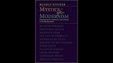 Mystics after Modernism By Rudolf Steiner