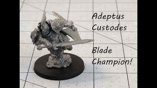 Adeptus Custodes Blade Champion!