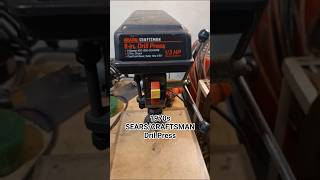 SEARS/CRAFTSMAN Drill Press #vintage #drillpress #shorts @HometimeDIYWorkshop