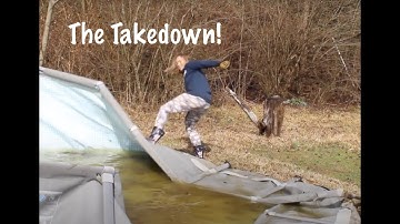 Tearing down my old Intex Pool!