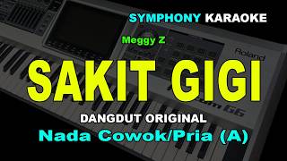 SAKIT GIGI KARAOKE NADA COWOK PRIA | Meggy Z | Dangdut Original