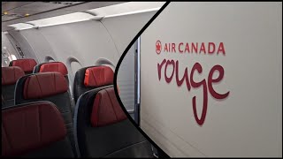 Airbus A321-200 Renovated (Economy, Business Class, Preferred Seats, 2 Seat Row, Food Menu) AC Rouge
