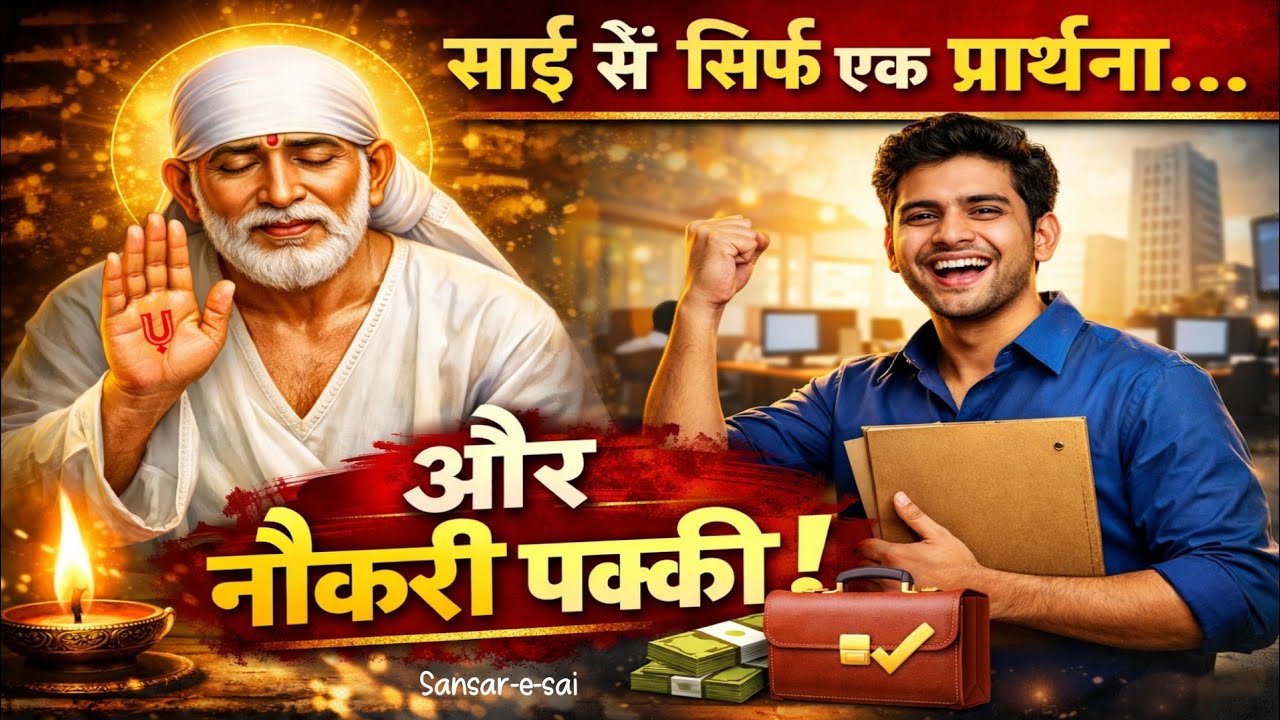 साईं से सिर्फ एक प्रार्थना और नौकरी पक्की! 💫 Sai Baba miracle 💫