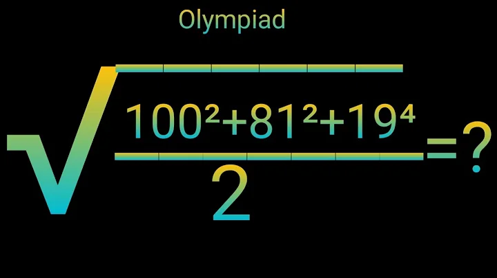 √[(100²+81²+19⁴)/2] Harvard University || Maths exponents Square root problem || How to solve?||