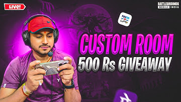 BGMI LIVE CUSTOM ROOM ||  Custom Rooms || PUBG MOBILE LIVE CUSTOM ROOMS#customroombgmilive #bgmilive