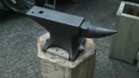 Making An Anvil Base For The New Anvil - Anvil Stand
