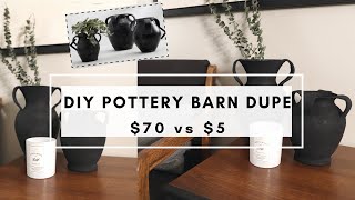 diy pottery barn vase dupe | $70 vs $5