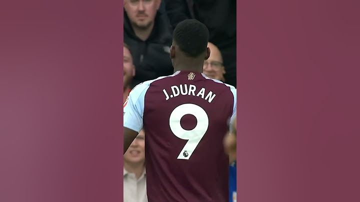 Jhon Durán's winner vs Leicester City 🤩