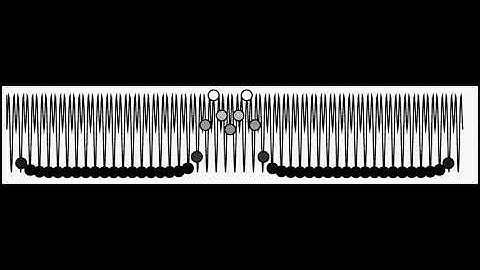 Misfit dislocation breaking apart into two partial dislocations in a Frenkel-Kontorova model