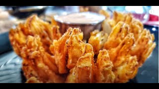 Outback's Blooming Onion \& Dipping Sauce [Copycat Recipe]