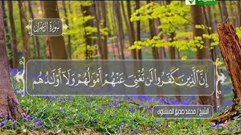 سورة ال عمران 1 الى 29 ــــ محمد صديق المنشاوى