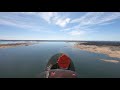 Randy passing me over Folsom Lake