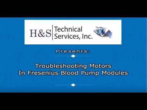 Fresenius Blood Pump Modules Troubleshooting Video By H S Technical Services By H S Tech Support