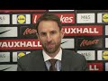 Gareth Southgate's first England press conference