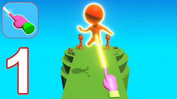 Magic Finger 3D - Gameplay Walkthrough Part 1 Levels 1-35 (Android, iOS)