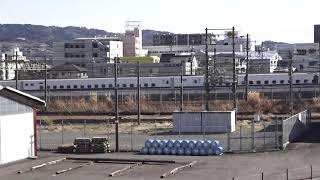 東海道新幹線N７００Aのぞみ３３５号新大阪行き通過シーン2021.02.06.