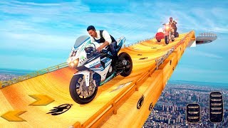 Mega Ramp Stunt Bike Simulator - Gameplay Android games - bike ramp simulator screenshot 4