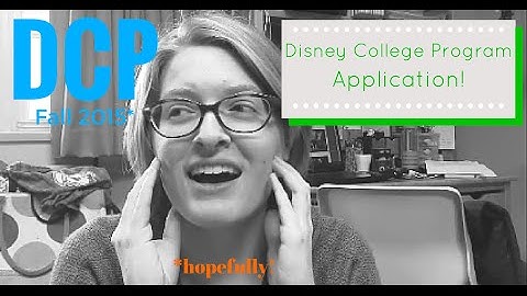 Disney College Program Application!