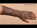 Full hand beautiful bridal mehndi designs