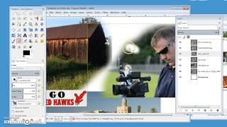 GIMP Collage tutorial 2015 screenshot 3