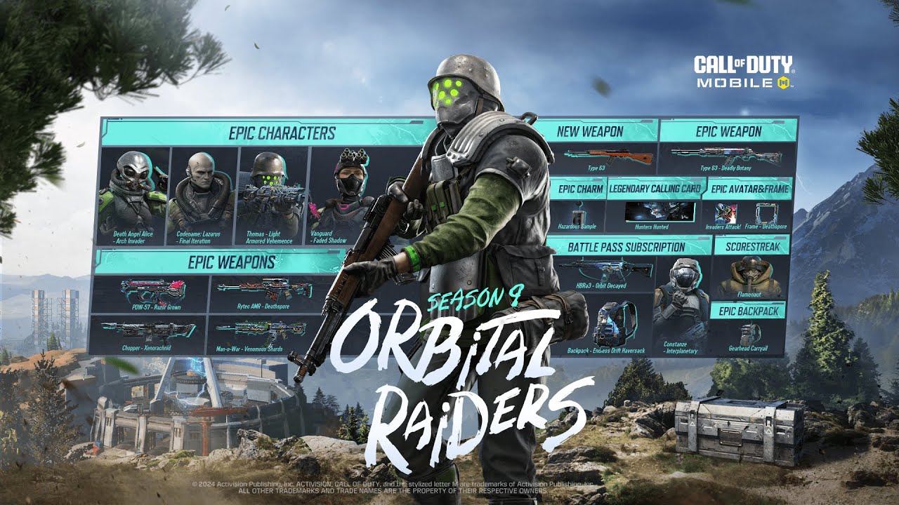 Call of Duty®: Mobile - Season 9: Orbital Raiders | Battle Pass Trailer ...