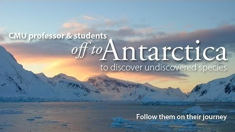 CMU embarks on Antarctica research trip