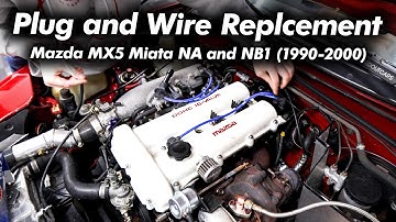 Hoe vervang je bougies en -kabels op een Mazda Miata uit 1990-2000 (NA/NB doe-het-zelfgids)