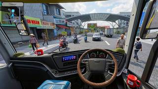 Coach Bus Simulator Vietnam Gameplay #2 - Relaxing Passenger Bus Drive in Perfect Weather screenshot 5